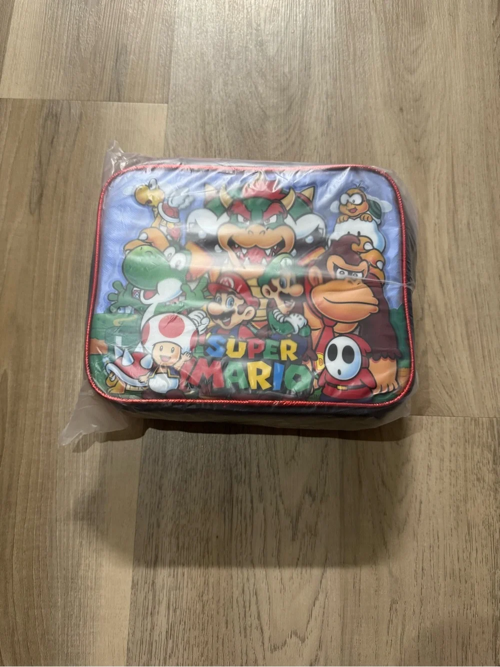 Disney Super Mario Red Blue Green Character Lunch Bag